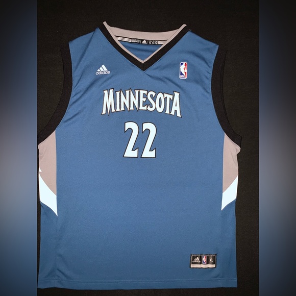 Adidas Andrew Wiggins Minnesota Timberwolves #22 Blue NBA Jersey Youth XL 18-20 - Picture 3 of 6